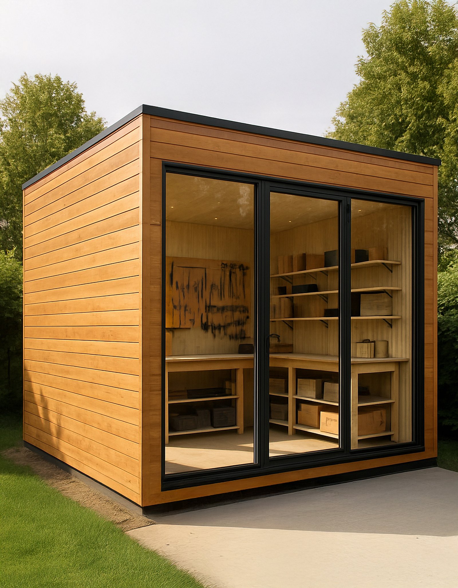 Wooden floor and chair